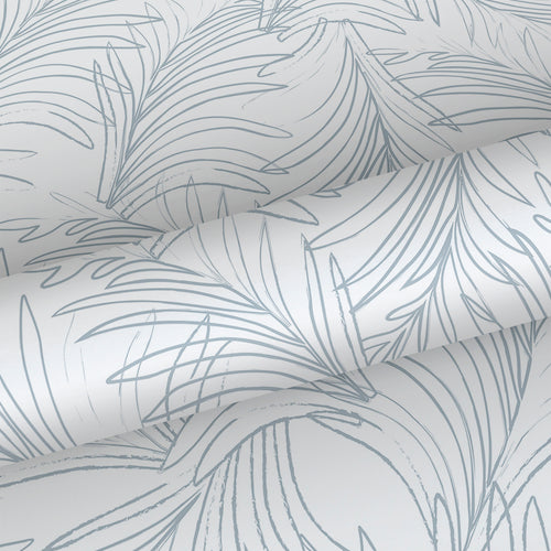 Sanders & Sanders behang veren vergrijsd blauw en wit - 53 cm x 10 m - 640365 - vtwonen shop