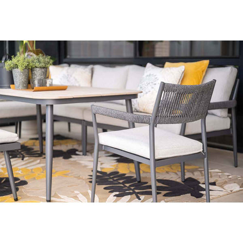 Garden Impressions lounge dining set Tineo donker grijs - 7-delig - vtwonen shop