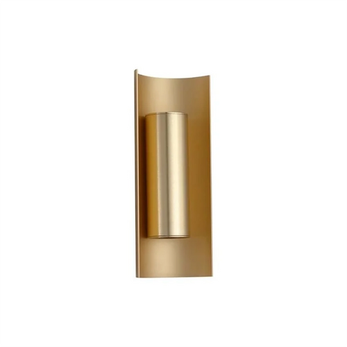 Searchlight wandlamp Roll - 2 lichts - 7.4  x 25.4   cm - goud