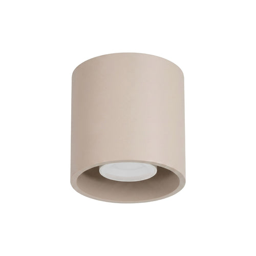 Sollux Lighting Plafondlamp ORBIS 1 taupe - 10x10x10cm
