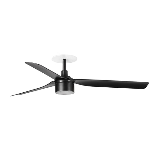 Faro Punt Punt Inbouwplafondventilator 132 cm TEK LED Mat Zwart 4000K