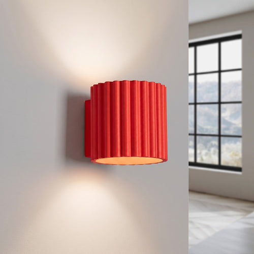 Sollux Lighting Wandlamp AURA rood G9 - 10x12x10cm