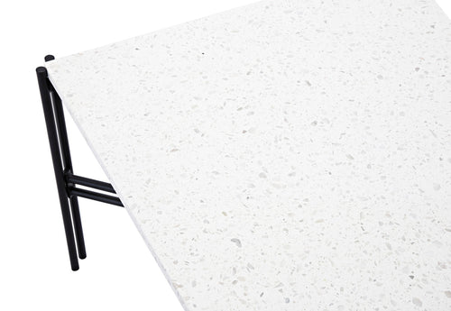 Rebellenclub Salontafel Voldby - 75 x 75 cm - wit Terrazzo - vtwonen shop