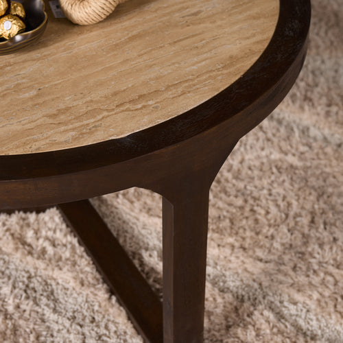 Starfurn - Salontafel  - Bruin - 75x75x42 cm