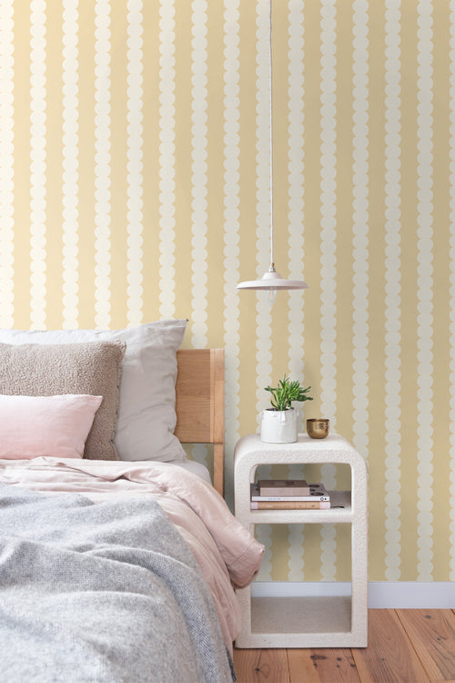 ESTAhome behang grafische print pastel geel - 0.53 x 10.05 m - 131746