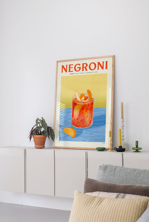 Elin PK - Negroni - PSTR studio Kunst Poster - vtwonen shop