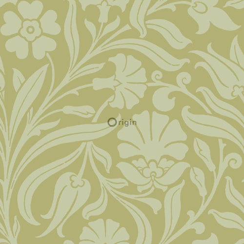 Origin Wallcoverings behang bloemen groen - 53 cm x 10,05 m - 346638 - vtwonen shop