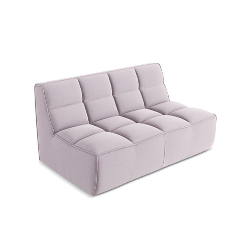 LaMiaSofa Tweezits modulaire bank Belluno - velours - lavendel - 160x93x75