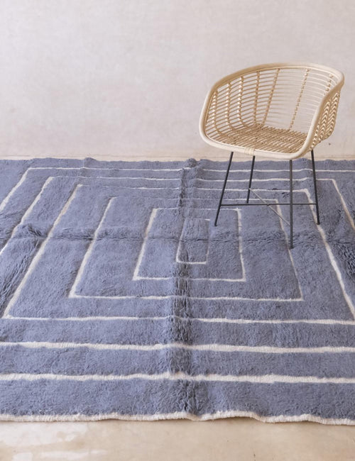 AFK Living vloerkleed Berber - handgemaakt - Wol - 242 x 277 cm