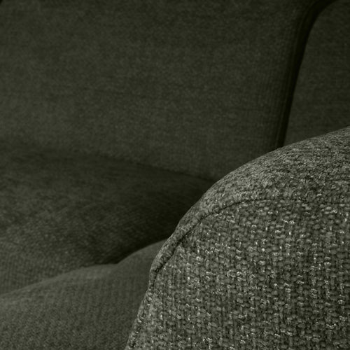 LABEL51 Hoekbank Rodano Rechts - Donkergroen Stof - 278x210x75cm