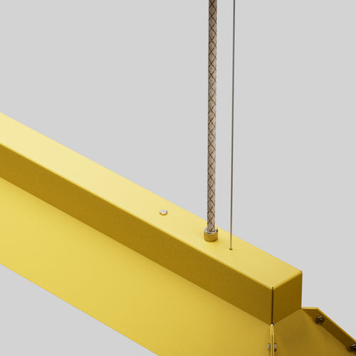 Fabricado Lichtbalk Lichtbalkie - geel - breedte 98 cm – hoogte 13 cm - vtwonen shop