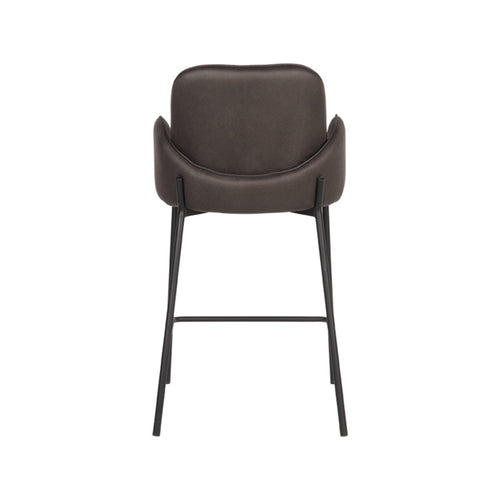 LABEL51 Barkruk Jari - Antraciet - Zithoogte 65cm - Set van 2