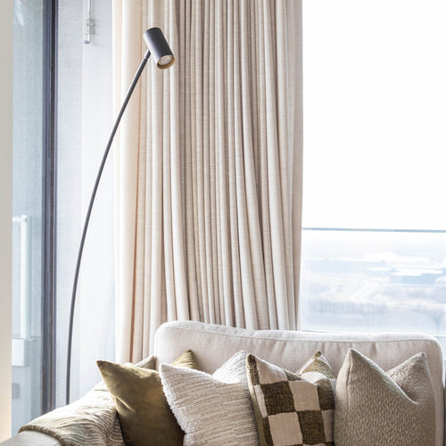 Atmooz vloerlamp Floyd - zwart - 29 x 74 x H 184 cm - GU10