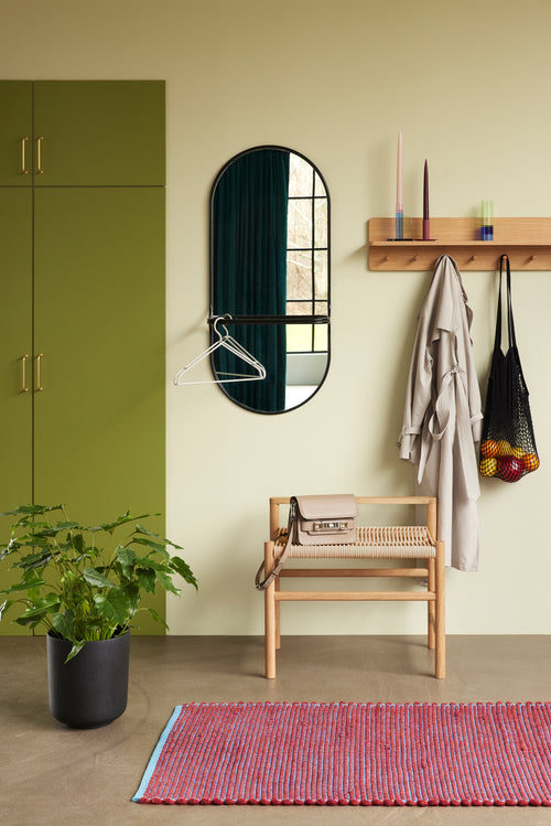Hübsch kapstok Space - mdf/oak veneer - 80x12xh20cm