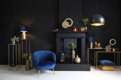 Light & Living side BOCA - 120x25x80cm - goud - Set van 2