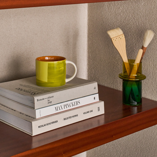 Urban Nature Culture vaas Munter - Evergreen Sprig - in cadeauverpakking - 7x15cm - vtwonen shop