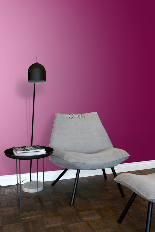 Origin Wallcoverings behang effen fuchsia roze - 53 cm x 10,05 m - 347452 - vtwonen shop