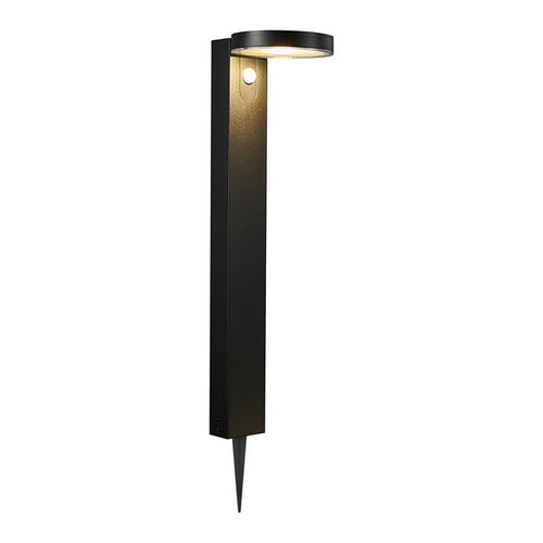 Nordlux Rica Lantaarn Buiten - Sensor & Solar - LED - 3000K - IP44 - Zwart
