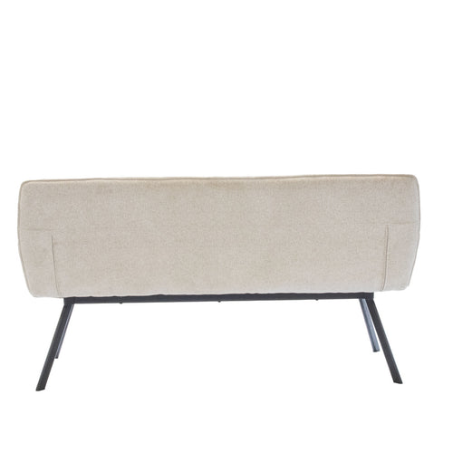 Giga Meubel Eetkamerbank Harper - Beige Stof - 160x60x88cm - vtwonen shop