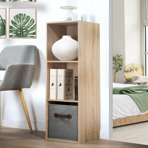 Calicosy - Opbergplank met 3 compartimenten COMPO - 29.5x31.7x92.5 cm
