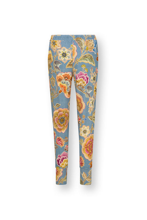 Pip Studio - Bobien Long Pajama Pants Women - Matata - Blue - M - vtwonen shop