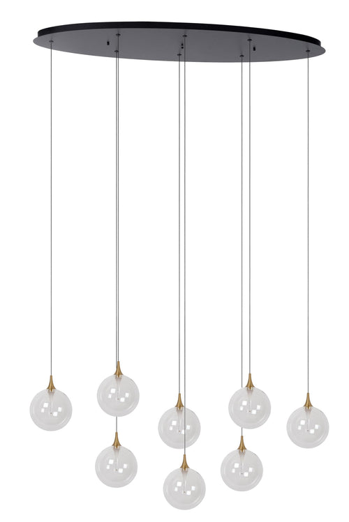 Lucide hanglamp GISELA - Geïntegreerde LED - Transparant - vtwonen shop