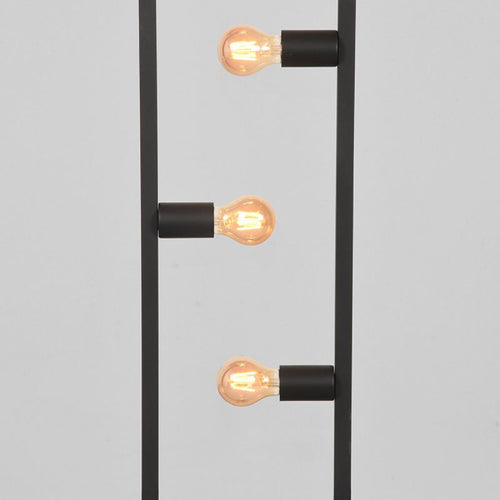 LABEL51 Vloerlamp Quadrato - Zwart Metaal - 35x25x160cm - vtwonen shop