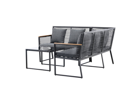 Rebellenclub Loungeset Ocean - Zwart