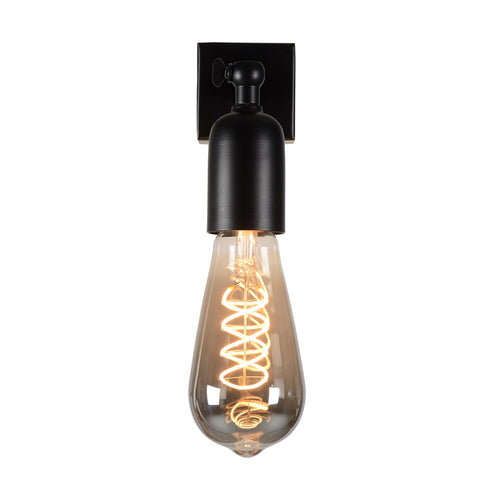 Atmooz wandlamp Dora - zwart - 6 x 15 x H 12 cm - E27