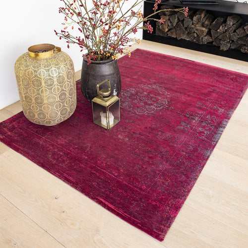 Louis De Poortere vloerkleed Scarlet - rood - 170x240cm - vtwonen shop
