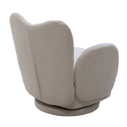 DÉJA Living Draaifauteuil Lola - Stof - Beige - vtwonen shop