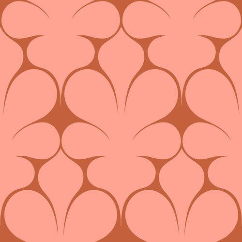 ESTAhome behang retro ornamenten terracotta - 50 x 900 cm - 131561 - vtwonen shop