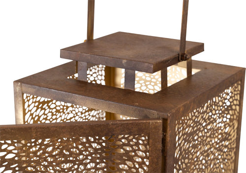 Lesli Living lantaarn Spot - zwart - 17x17x24cm