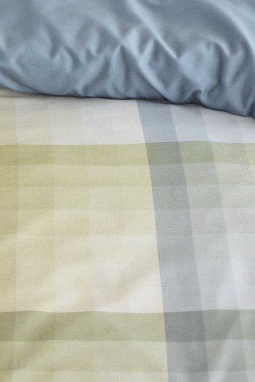 Beddinghouse Dekbedovertrek Sil - 240 x 200/220 cm - Blauw Groen