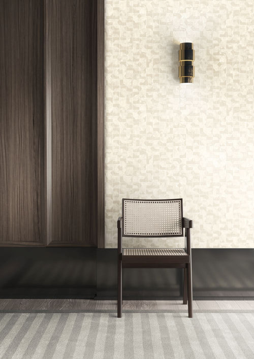 Masureel behang tegelmotief wit - 53 cm x 10.05 m - 630709 - vtwonen shop