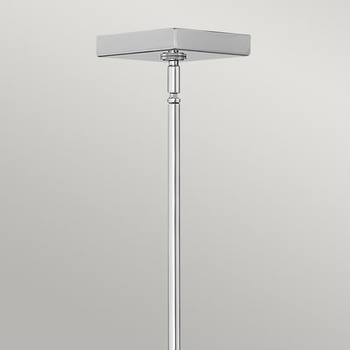 Ensemble Hinkley Fredrick Ramond 5-lichts hanglamp gepolijst nikkel
