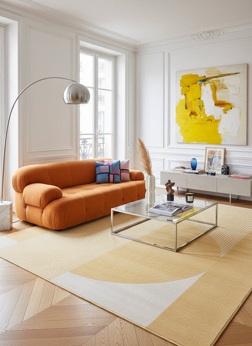 AFK Living vloerkleed Phoebus - zeer zacht - geel - 120x170 cm