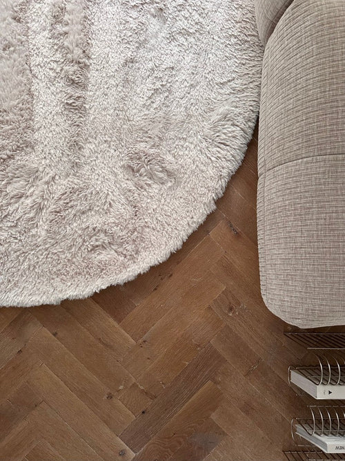 Interieur05 organisch vloerkleed Furr - beige - 290 x 200 cm