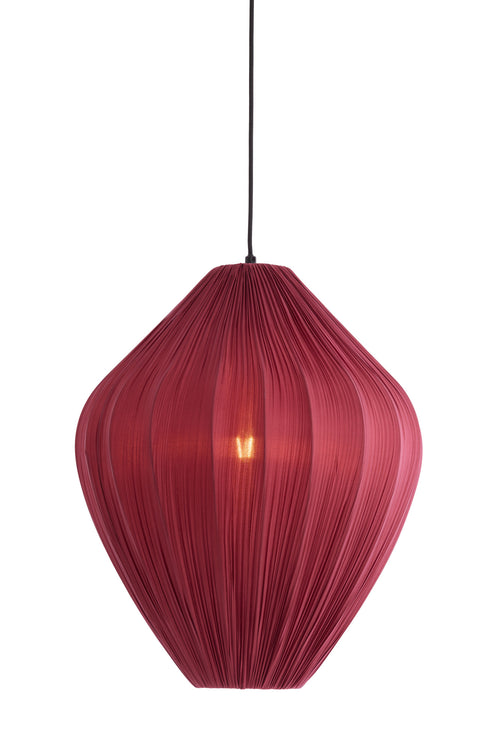 Light & Living hanglamp VERITA - rood - Ø47x55cm