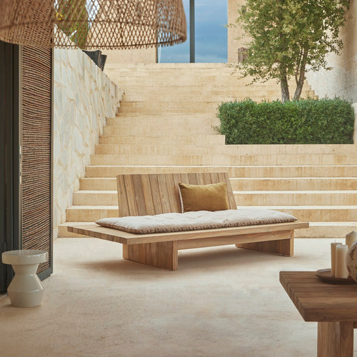 Tikamoon Tuinbank van gerecycled massief teak - Naturel - vtwonen shop