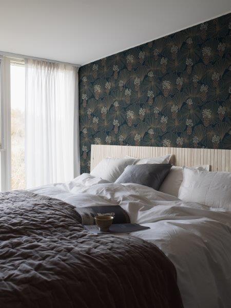 Borastapeter behang bloemen groen - 53 cm x 10.05 m - 660305 - vtwonen shop