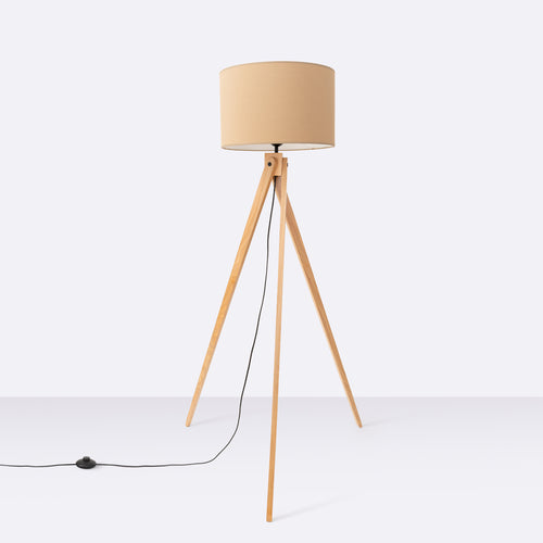 Sollux Lighting Staande lamp NATT beige - 77x77x140cm
