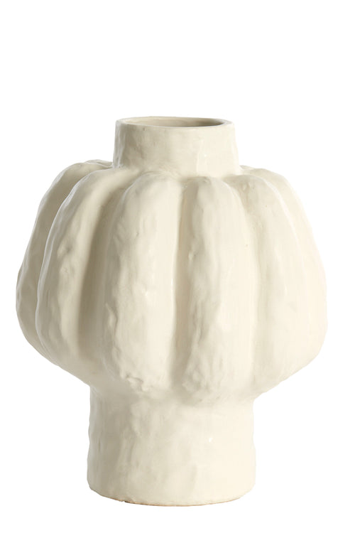 Light & Living vaas ALIVERI - Ø25x29cm - wit - vtwonen shop