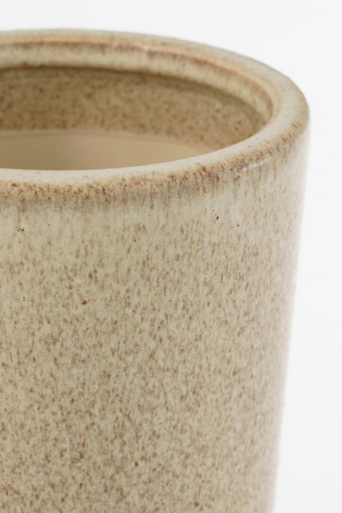 Mica Decorations Holm Vaas - H42 x Ø28 cm - Keramiek - Crème