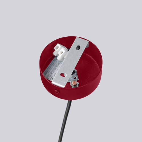 Sollux Lighting Kroonluchter HALO 6 bordeauxrood - 64x64x230cm