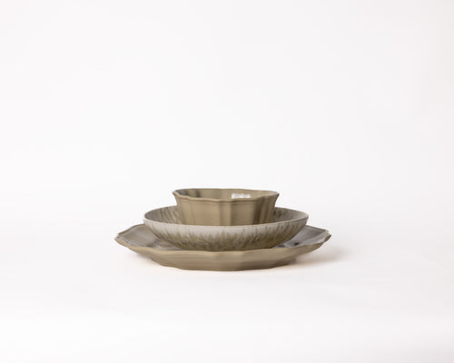 Mimo Homeware serviesset Wild Olive & Limestone Valley - 6-delig - 2 personen