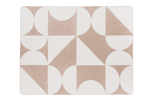 noo.ma TUL Katoenen deken - Creme Beige - vtwonen shop