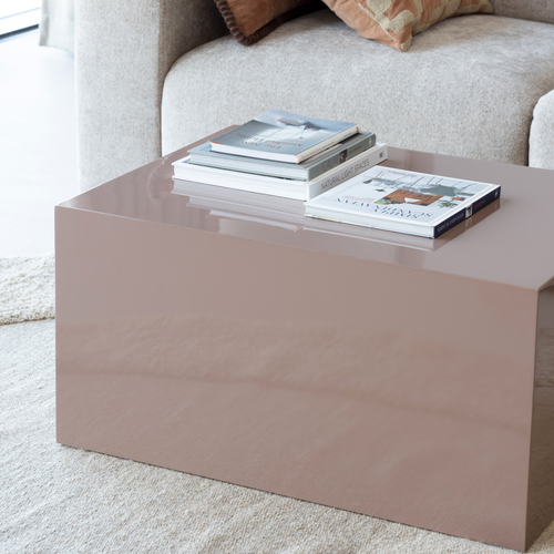 WOOOD salontafel Savo - MDF Hoogglans - Oudroze - 40x80x60