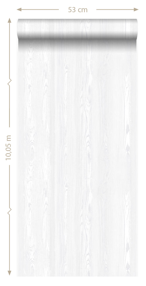 Origin Wallcoverings behang houten planken grijs wit - 53 cm x 10,05 m - 347533 - vtwonen shop