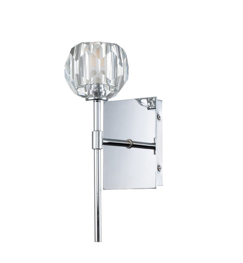 Elstead Quoizel Regalia Wandlamp Gepolijst Chroom, 3000K, IP44